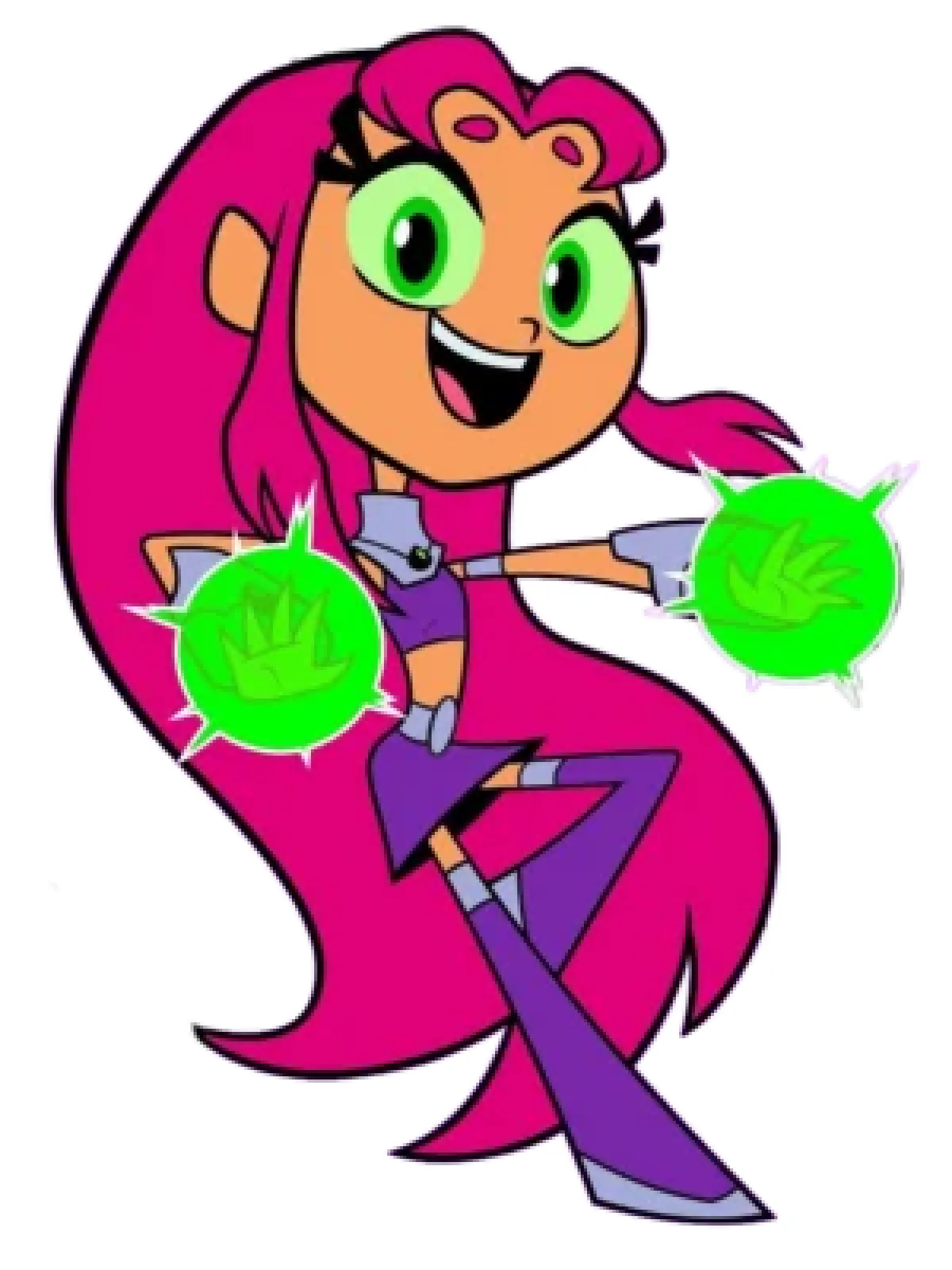 Starfire, som Alice Grahn spelar